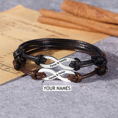 Infinity Names Bracelet For Coup